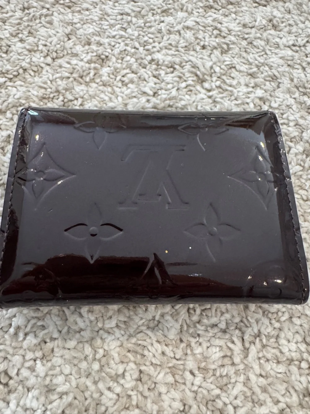 Louis Vuitton Vernis Amarante Card Holder